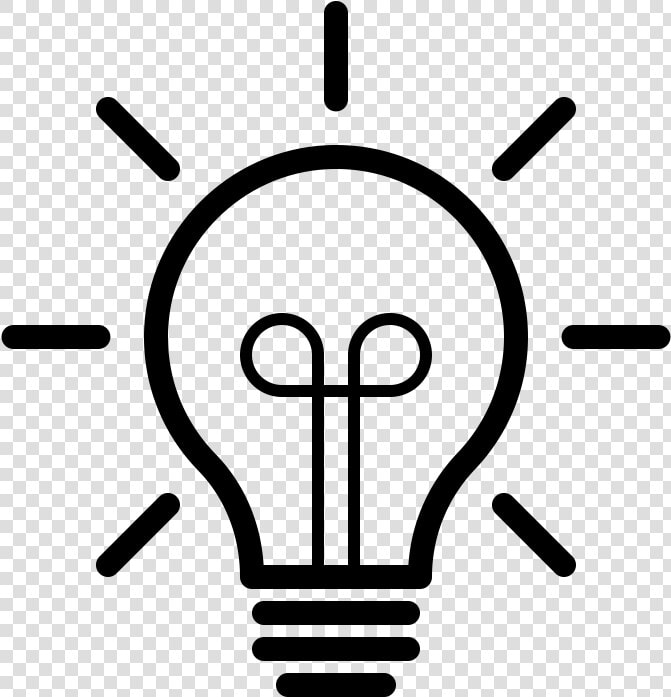 Transparent Background Lightbulb Icon Png  Png DownloadTransparent PNG