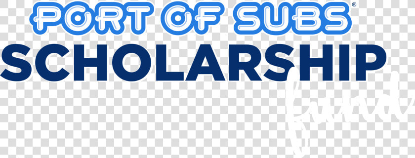 Port Of Subs Scholarship Fund   Port Of Subs  HD Png DownloadTransparent PNG