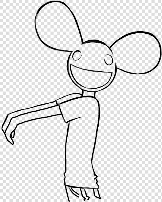 Deadmau5 Drawing Album   Deadmau5 Line Art  HD Png DownloadTransparent PNG