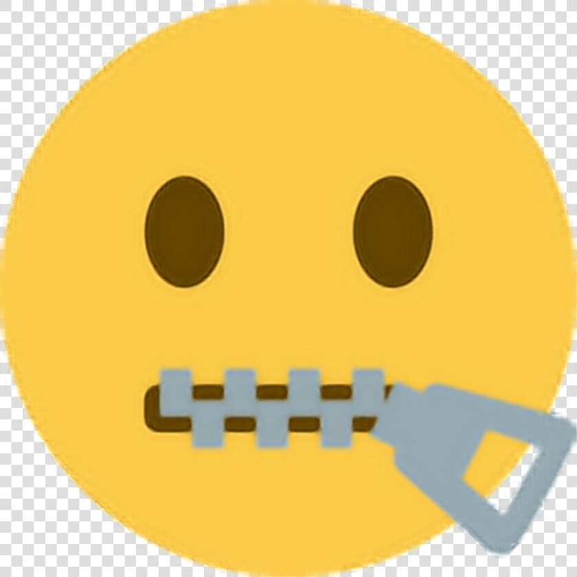 Zip Zippedface Zipperface Speechless   Zip Mouth Emoji  HD Png DownloadTransparent PNG