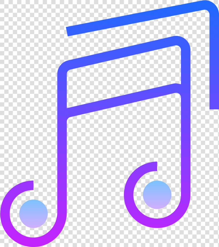 Musical Notes Icon   Musical Note Blue  HD Png DownloadTransparent PNG