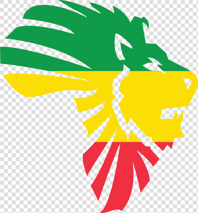 A Beautiful Graphic Red  Gold And Green Lion S Head   Red Yellow Green Lion  HD Png DownloadTransparent PNG