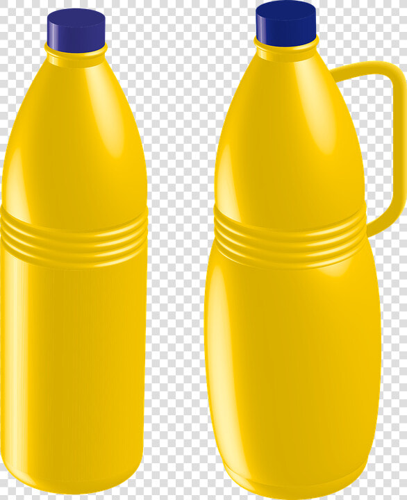 Botella  Plástico  Botellas  Lejía  Envase  Amarillo   Yellow Plastic Bottles  HD Png DownloadTransparent PNG