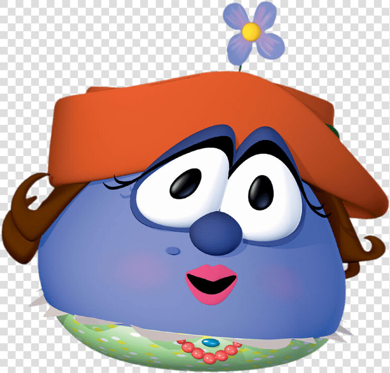 Veggietales Madame Blueberry   Madame Blueberry Veggietales Characters  HD Png DownloadTransparent PNG