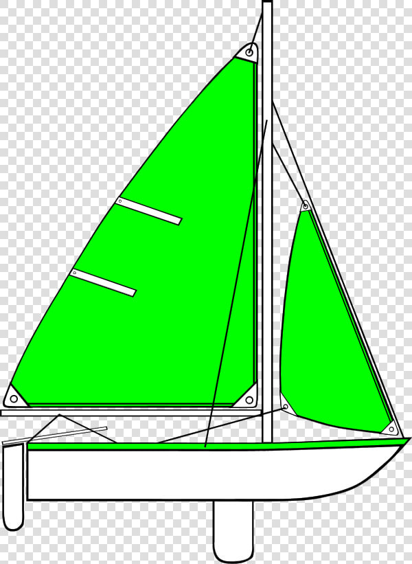 Sailboat Sailing Clip Art   Clip Art Boat Green  HD Png DownloadTransparent PNG