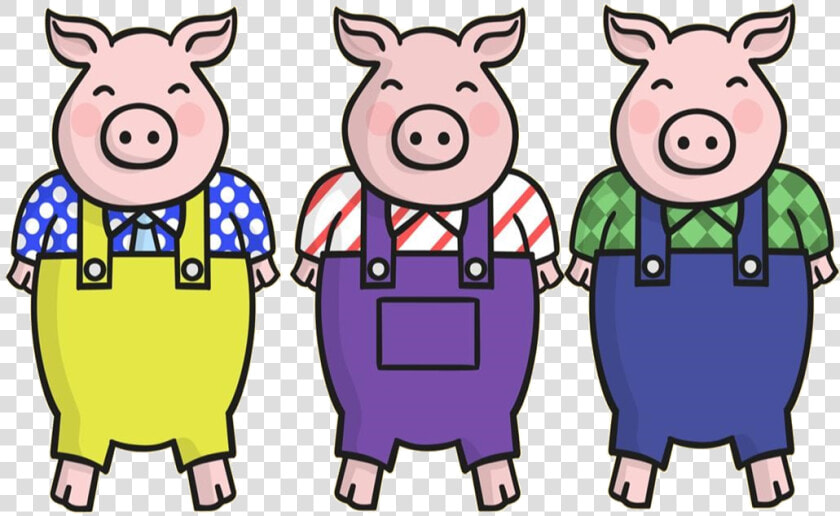 The Three Little Pigs   Clipart Clip Art 3 Little Pigs  HD Png DownloadTransparent PNG