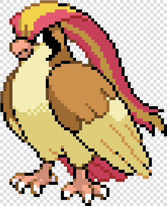 Transparent Pidgeot Png   Pixel Art Pokemon  Png DownloadTransparent PNG