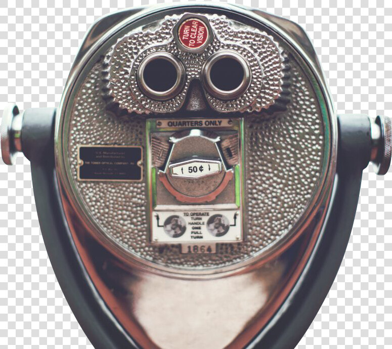 Viewer Touristscenic Vintage Look Spy   Lookout Binoculars  HD Png DownloadTransparent PNG