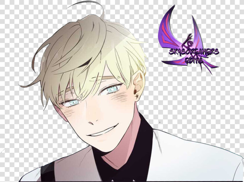  anime  manga  guy  boy  blonde  smile  hot  handsome   Heaven Hell Roman Company  HD Png DownloadTransparent PNG