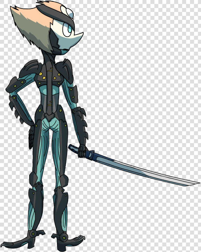 Pearl As Raiden From Metal Gear Rising   Metal Gear Rising Steven Universe  HD Png DownloadTransparent PNG