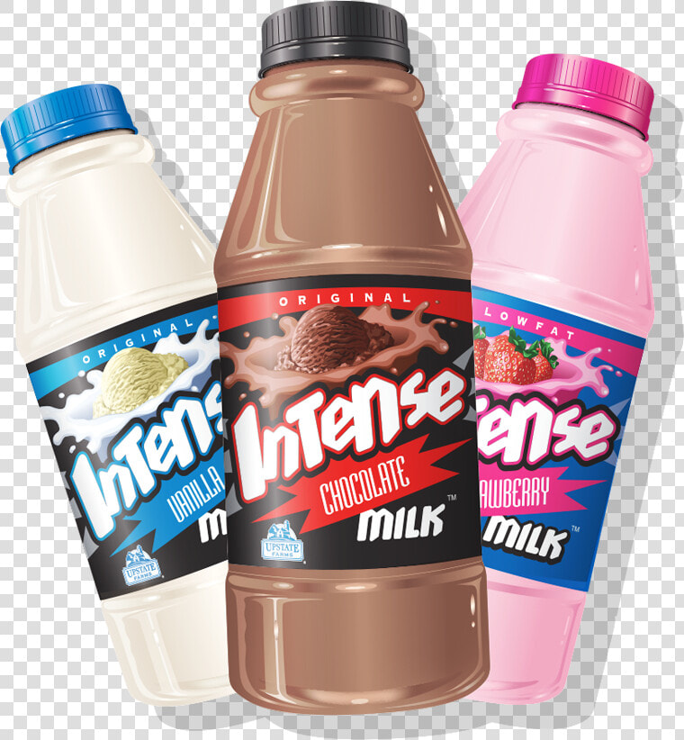 Vanilla  Chocolate  And Strawberry Intense Milk   Chocolate Milk Strawberry Milk Vanilla Milk  HD Png DownloadTransparent PNG