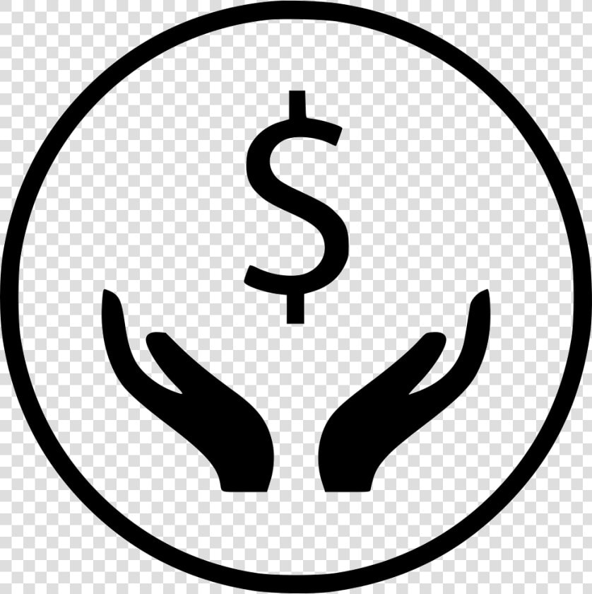 Hands Hand Dollar Sign Wealth Rich   White Hand Logo Png  Transparent PngTransparent PNG