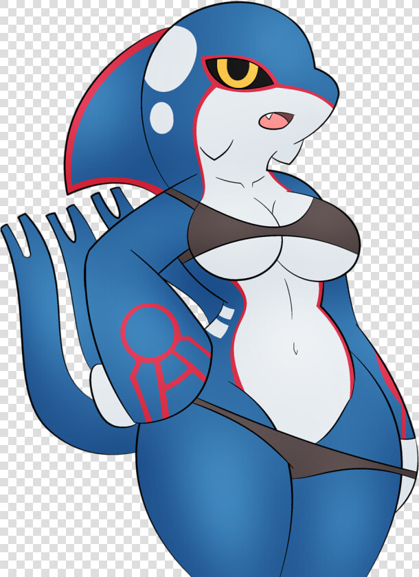 Kyogre Girl   Anthro Kyogre  HD Png DownloadTransparent PNG