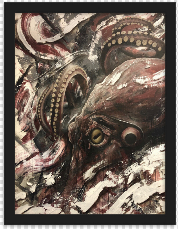 Framed Octopus Print  HD Png DownloadTransparent PNG