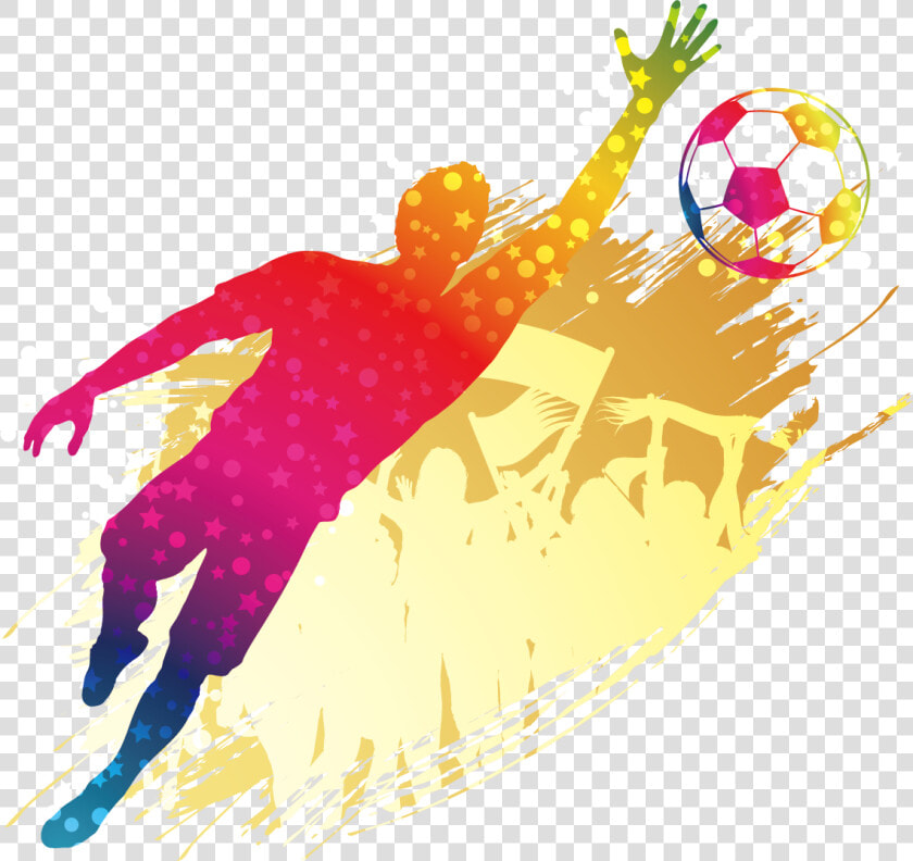 Player Football Silhouette Goalkeeper Poster Free Clipart   Transparent Background Sport Png  Png DownloadTransparent PNG