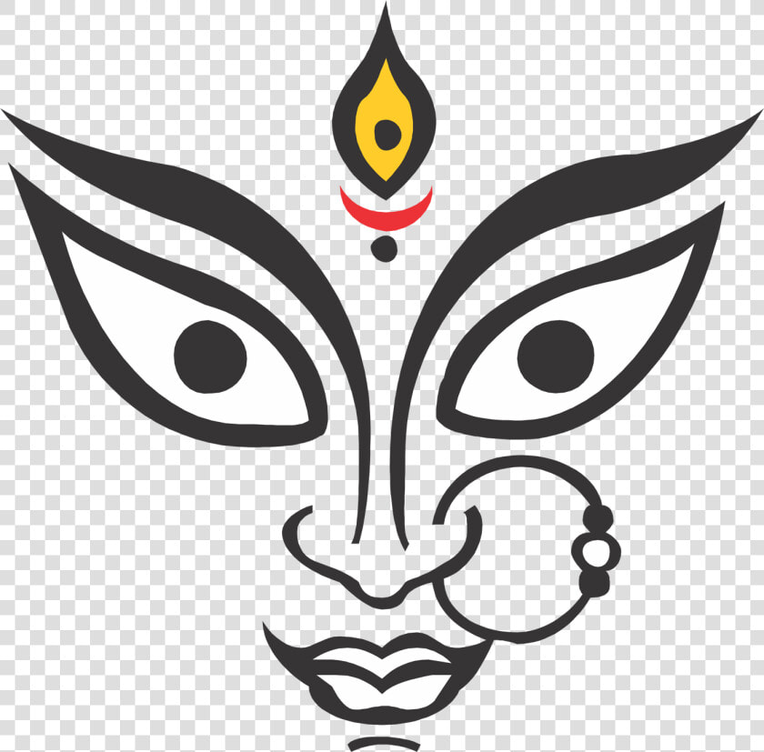 Durga Maa Face For Advertisement   Maa Durga Logo Png  Transparent PngTransparent PNG