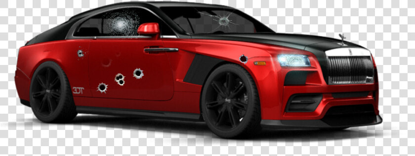 Car Bulletholes Glass Guns Dk925designs   Red Bentley Psd  HD Png DownloadTransparent PNG