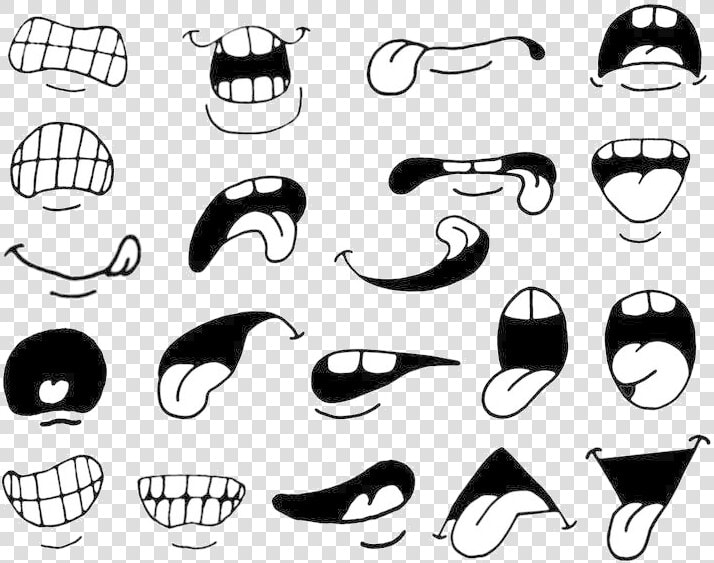 Mouth Clipart Cartoon Eyes And Images Music Transparent   Cartoon Mouth Open Drawing  HD Png DownloadTransparent PNG