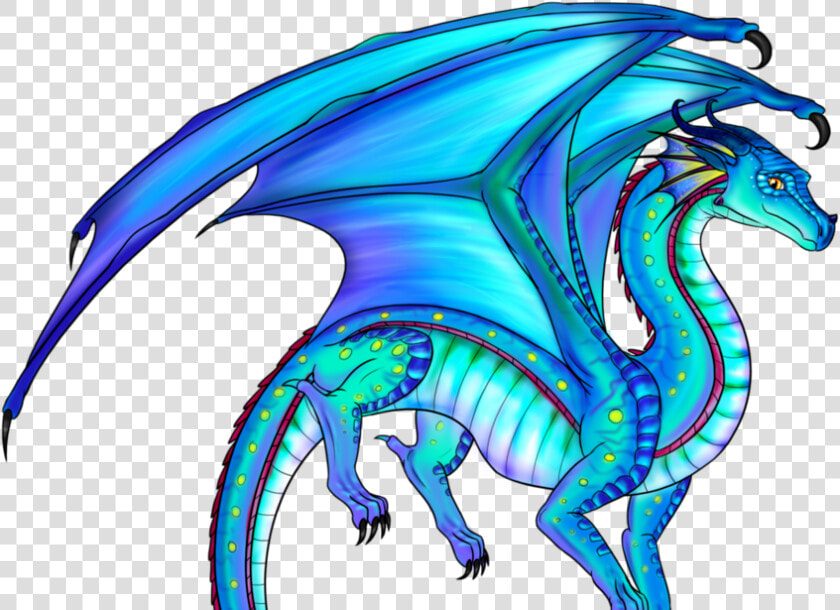 Wings Of Fire Dragon Drawings   Png Download   Wings Of Fire Rainwing Seawing Hybrid  Transparent PngTransparent PNG