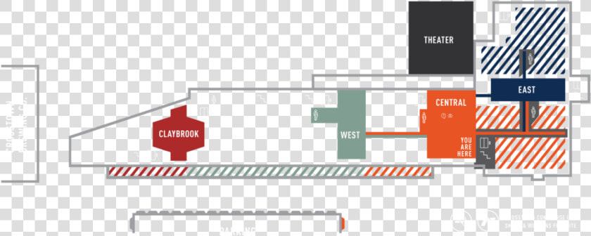 Directory map   Memphis Crosstown Concourse Layout  HD Png DownloadTransparent PNG