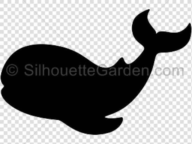 Whale Silhouette   Silhouette Cartoon Whale Outline  HD Png DownloadTransparent PNG