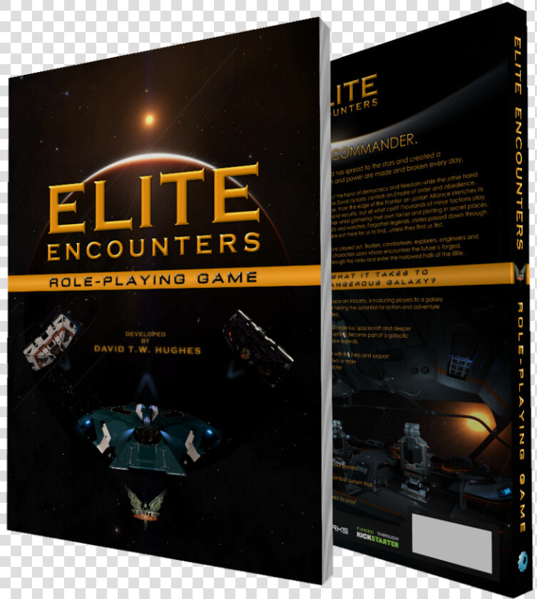 Elite Encounters Rpg Front And Back   Book Cover  HD Png DownloadTransparent PNG