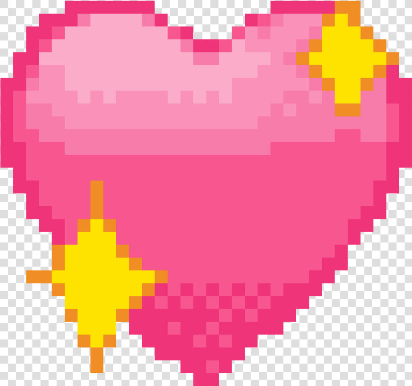  heart  emoji  pixelart  pixel   Pixel Heart Transparent  HD Png DownloadTransparent PNG