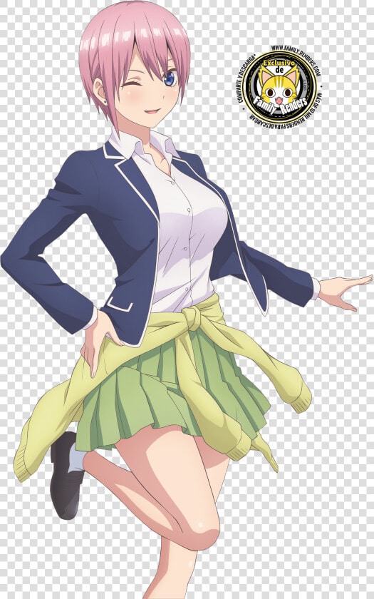 五 等 分 の 花嫁 一 花   Png Download   Gotoubun No Hanayome Nakano  Transparent PngTransparent PNG