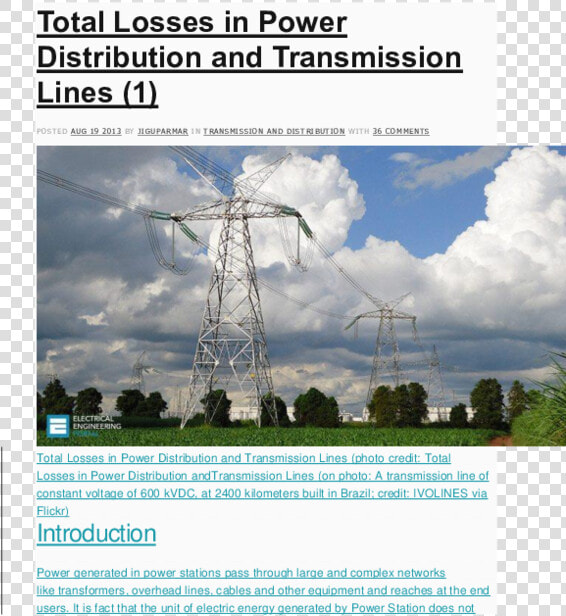 Overhead Power Line  HD Png DownloadTransparent PNG