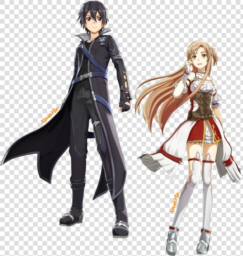 Kirito And Asuna   Ps4 Sword Art Online Hollow Realization Kirito  HD Png DownloadTransparent PNG