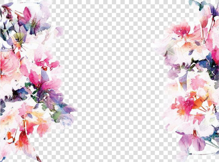 Painted Flowers   Nuestra Boda  HD Png DownloadTransparent PNG