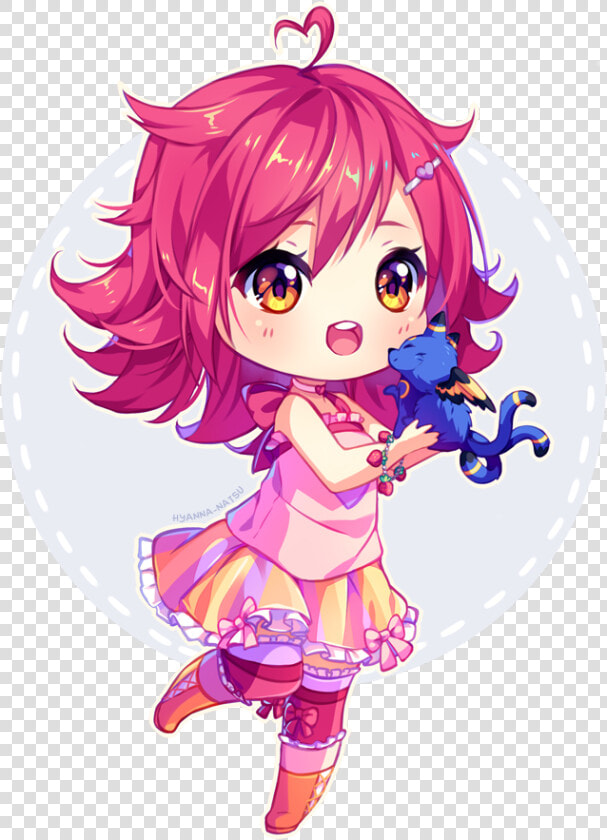 Hyanna Natsu Chibi Cel  HD Png DownloadTransparent PNG