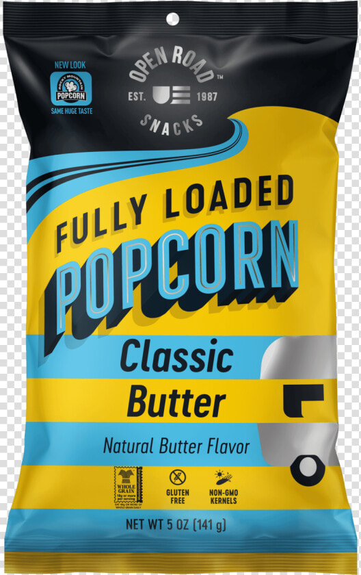 Classic Butter Popcorn Front Of Package   Cat Supply  HD Png DownloadTransparent PNG