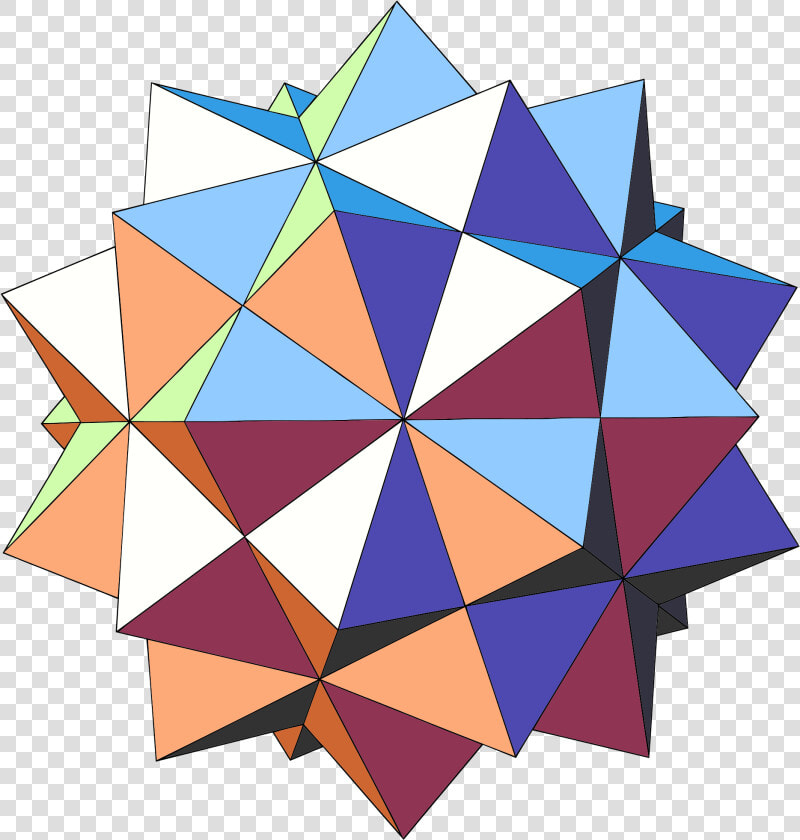 New Svg Image   First Stellation Of Icosahedron  HD Png DownloadTransparent PNG