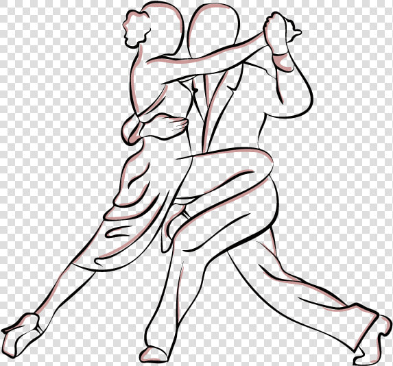 Pareja Bailando Tango   Pareja Bailando Tango Dibujo  HD Png DownloadTransparent PNG