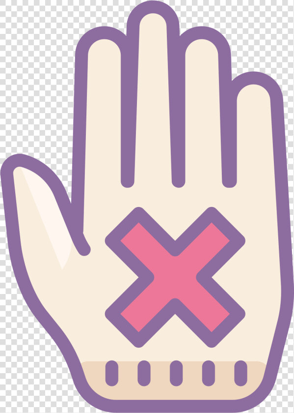 An Outline Of A Hand Is Held Up Facing You With An   Hamsa Hand Jewish  HD Png DownloadTransparent PNG