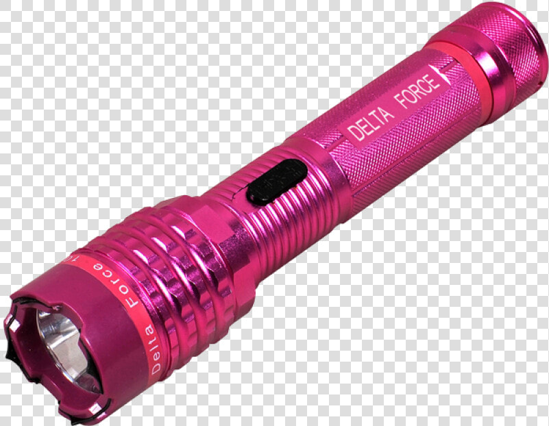 Pink Delta Force Flashlight Stun Gun   Delta Force Pink Flashlight Taser  HD Png DownloadTransparent PNG