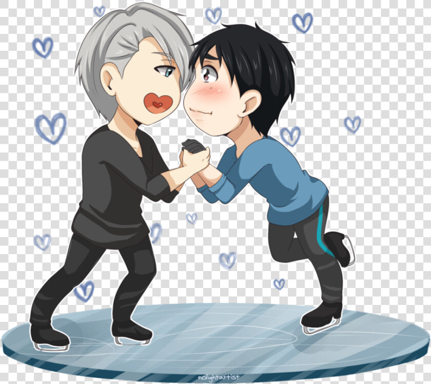 Yuri X Victor Chibi   Viktor And Yuri Chibi  HD Png DownloadTransparent PNG