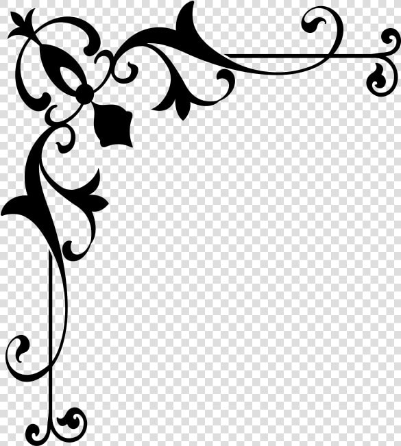 Ornamental Vintage Corner Clipart   Png Download   Clip Art Vintage Corner  Transparent PngTransparent PNG