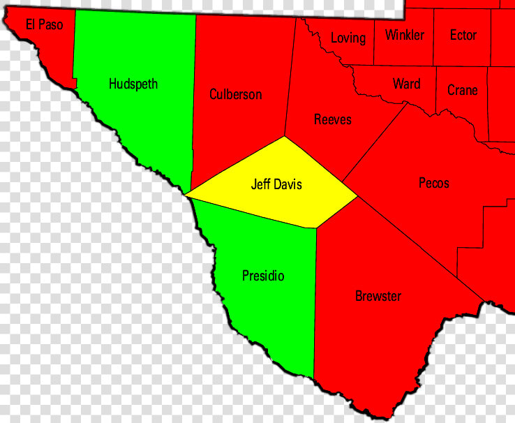 West Texas 2a Sanctuary Map   Map  HD Png DownloadTransparent PNG