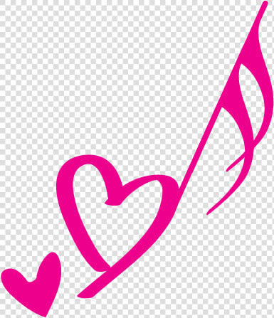 Heart Music Note Png   Pink Heart Music Note  Transparent PngTransparent PNG