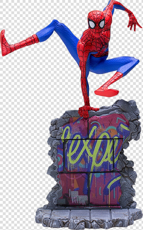 Spider Man Into The Spider Verse Statues  HD Png DownloadTransparent PNG