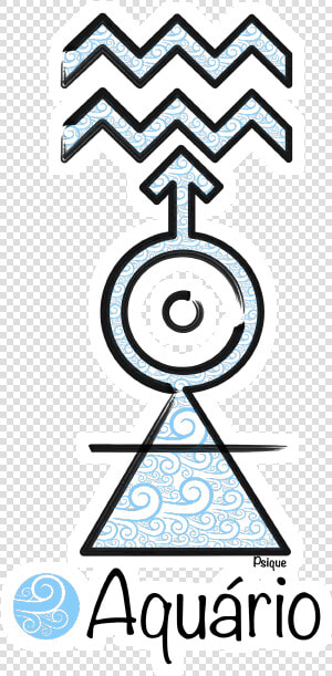 Clip Art Cor Do Signo De   Elementos Signo De Aquario  HD Png DownloadTransparent PNG