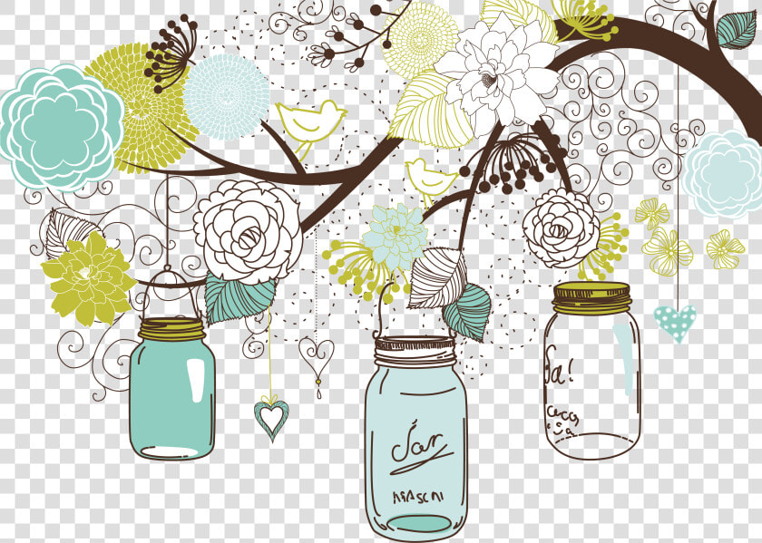 Mason Jar Clipart Baby Shower   Transparent Background Mason Jar Clipart  HD Png DownloadTransparent PNG