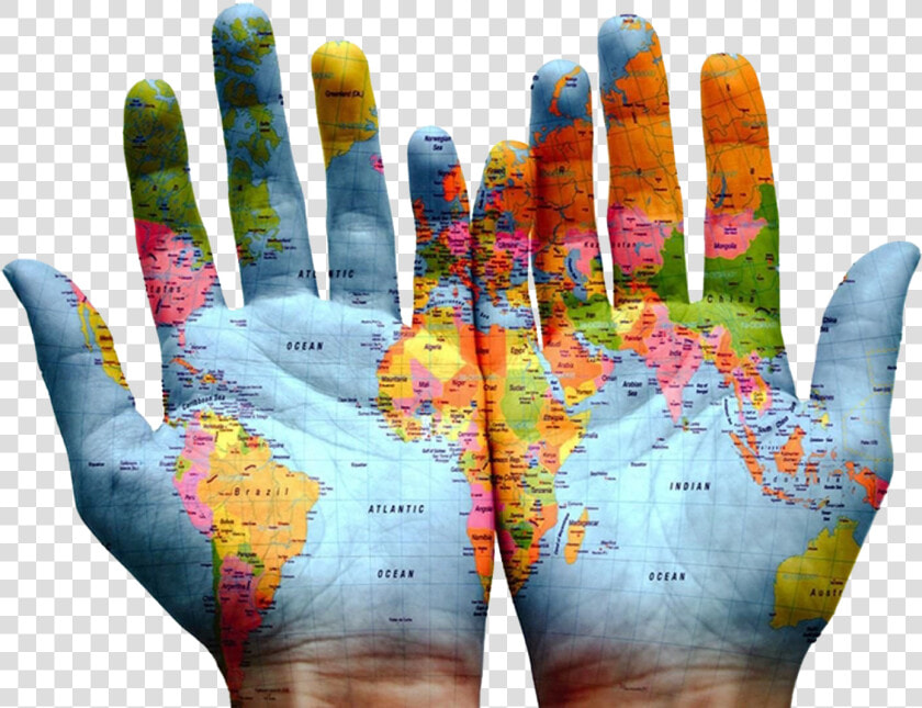 World Map Hands Png Free Image Download   Map Of The World On Hands  Transparent PngTransparent PNG