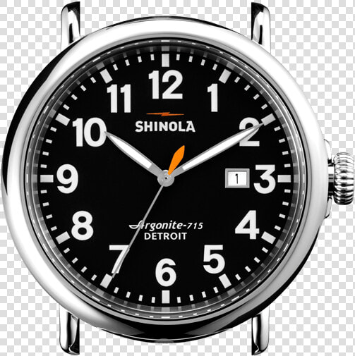 Shinola Runwell 47mm Black  HD Png DownloadTransparent PNG