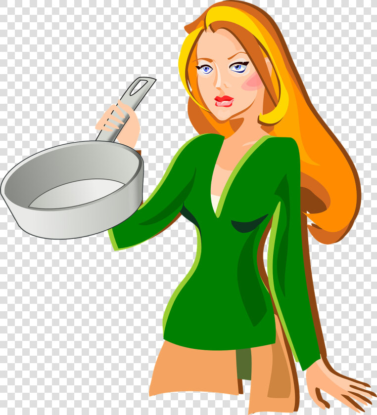 Cartoon Woman Ringing Bell  HD Png DownloadTransparent PNG