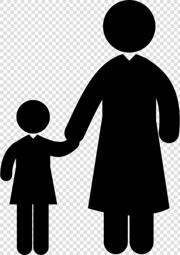 Student Child And Adult Professor   Families Of Four Black And White  HD Png DownloadTransparent PNG