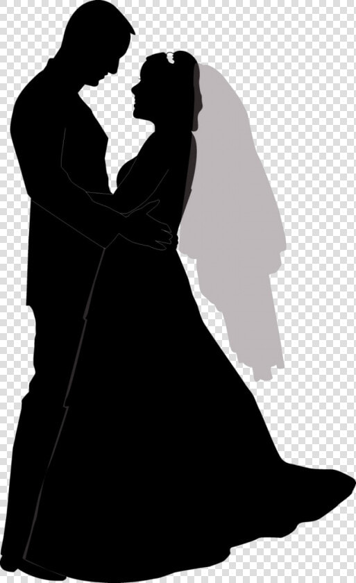 Wedding Couple Silhouette Png Free Download   Wedding Couple Silhouette Png  Transparent PngTransparent PNG