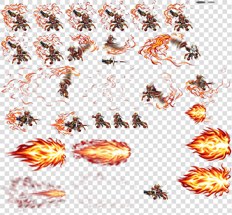 Brave Frontier Fire Sprite Sheets   Brave Frontier Sprite Sheet  HD Png DownloadTransparent PNG